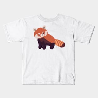 Cute red panda (I love red panda) Kids T-Shirt